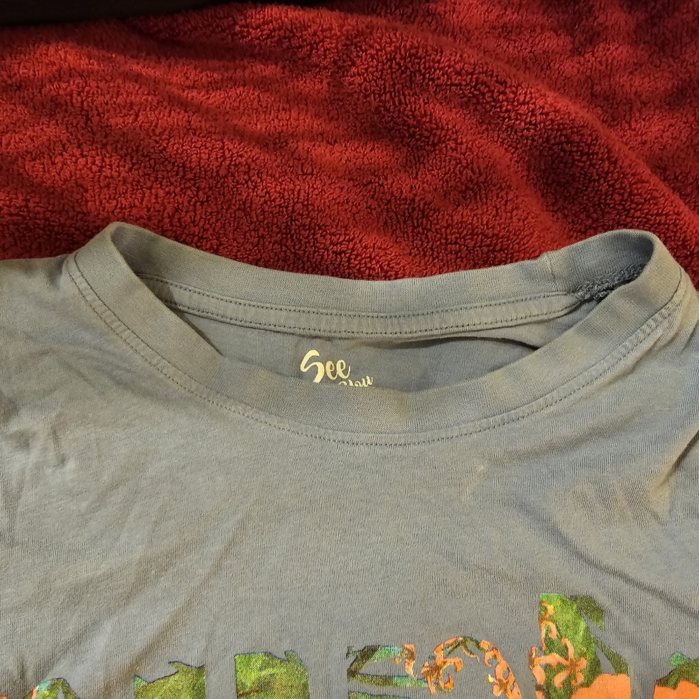 Punta Cana Caribbean Lifestyle cutoff t-shirt. Size:L - Picture 4 of 5